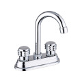 Modern Bathroom Double handle 4inch Basin mixer faucet, OEM quality faucets for bathroom basin